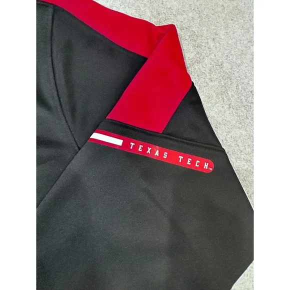 Under Armour Texas Tech Red Raiders Hoodie 1/4 Zip Pullover Mens LG NWT - Picture 3 of 6